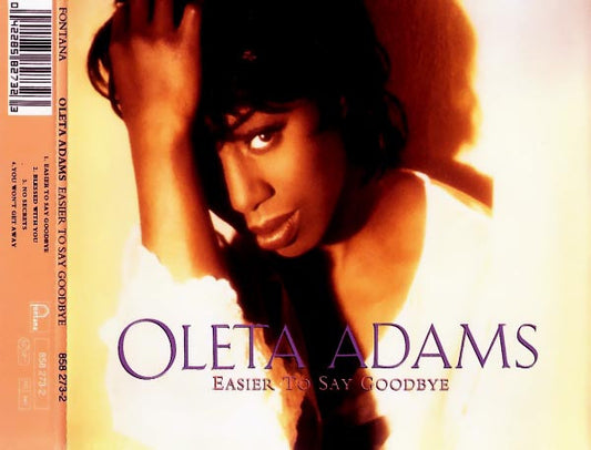Oleta Adams : Easier To Say Goodbye (CD, Maxi)