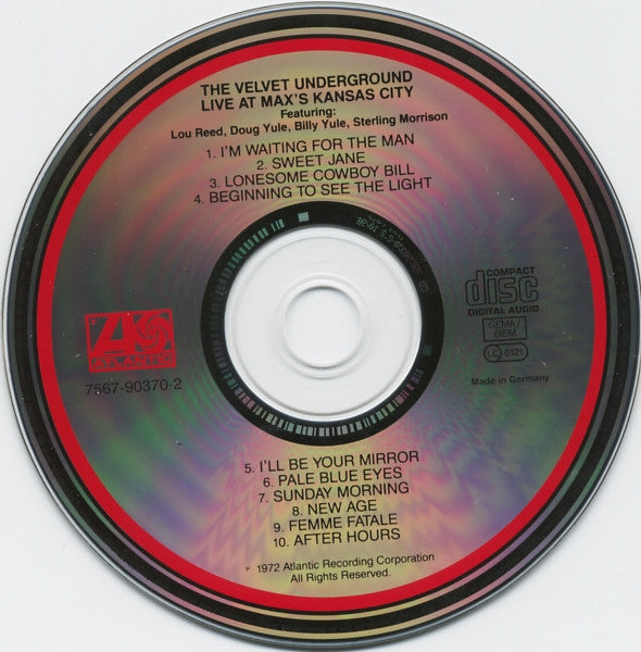 The Velvet Underground : Live At Max's Kansas City (CD, Album, RE, RP)
