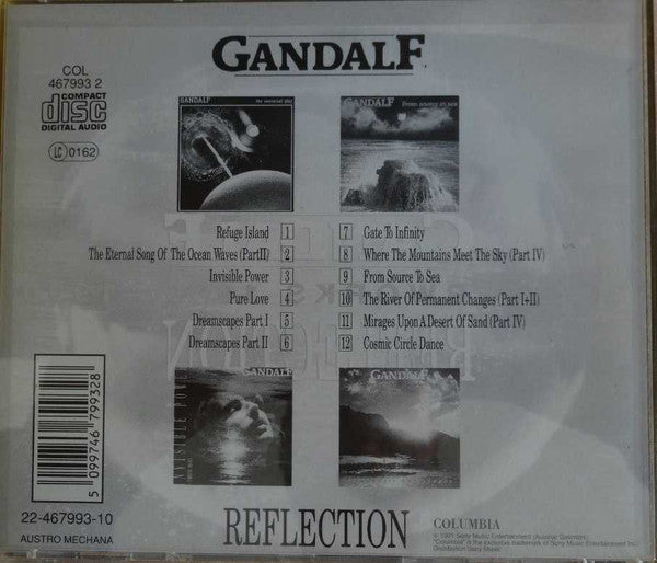 Gandalf : Reflection - Masterworks 1986-1990 (CD, Comp)