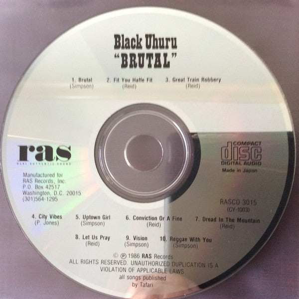 Black Uhuru : Brutal (CD, Album)