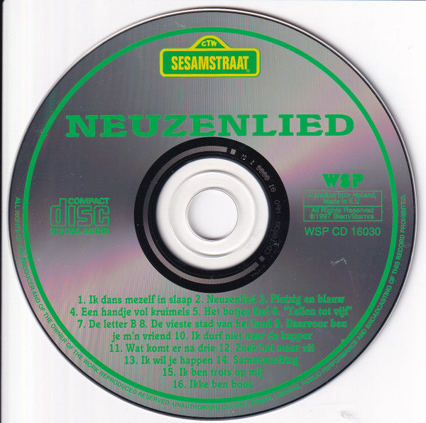 Sesamstraat : Neuzenlied En Andere Hits Uit Sesamstraat (CD, Album, Comp, RE)