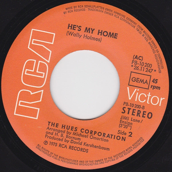 The Hues Corporation : Love Corporation (7", Single)