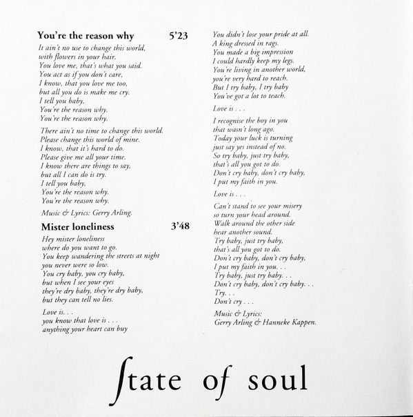 State Of Soul (2) : Love Is A Strange Thing (CD, Album)