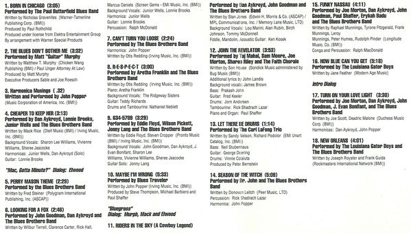 Various : Blues Brothers 2000 (Original Motion Picture Soundtrack) (CD, Album)