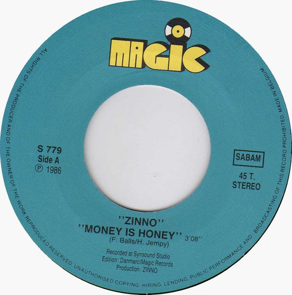 Zinno : Money Is Honey (7")