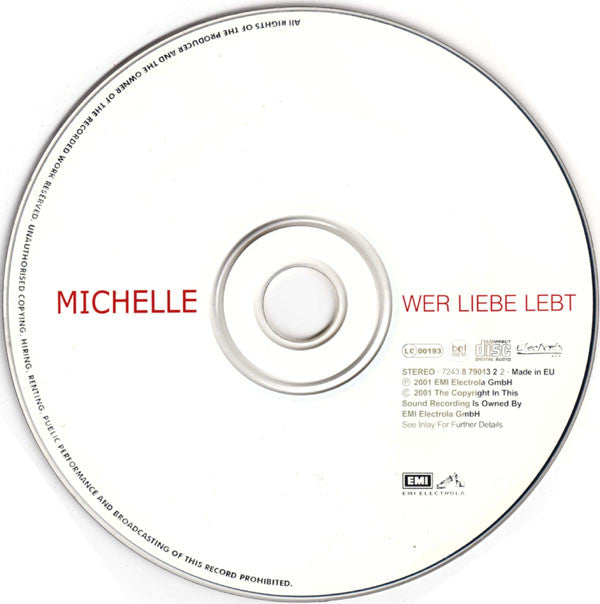 Michelle : Wer Liebe Lebt (CD, Maxi)