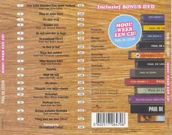 Paul de Leeuw : Mooi! Weer Een CD! (CD, Comp + DVD, Bon)