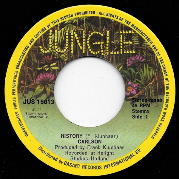 Carlson (3) : History (7", Single)