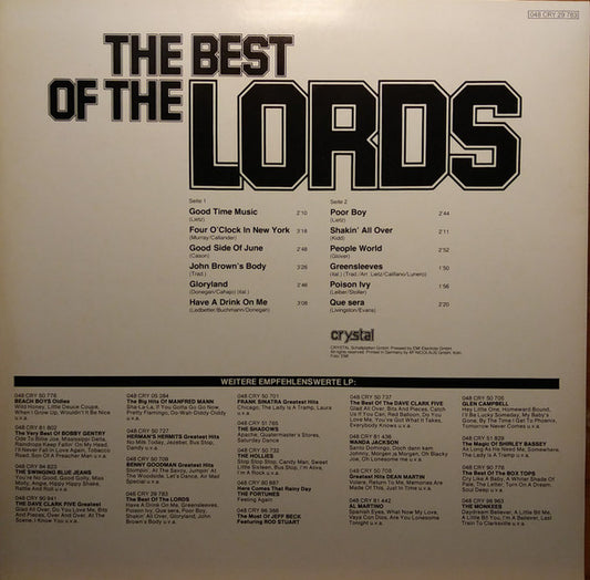 The Lords : The Best Of The Lords (LP, Comp, RE)