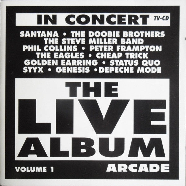 Various : In Concert - The Live Album Volume 1 (CD, Comp)