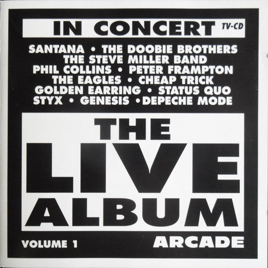 Various : In Concert - The Live Album Volume 1 (CD, Comp)