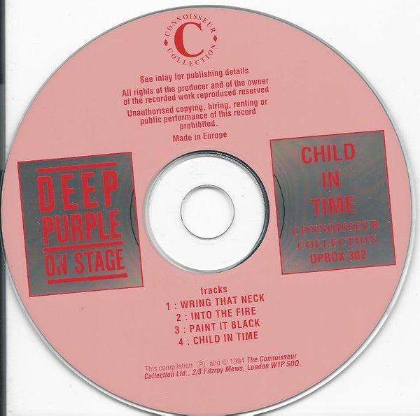 Deep Purple : Child In Time (CD, Comp)