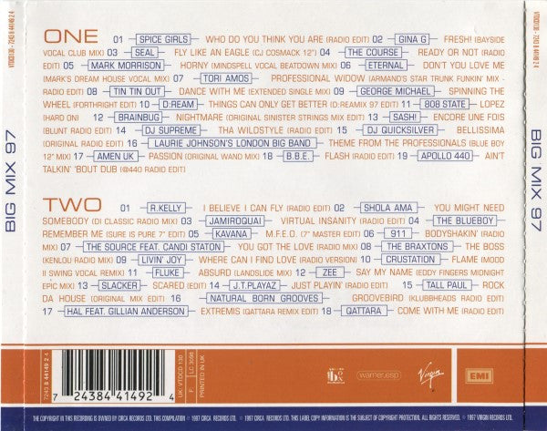 Various : Big Mix 97 (2xCD, Comp, Mixed)