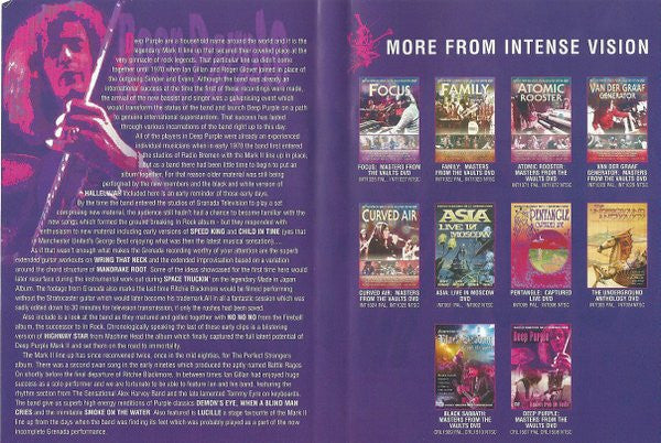 Deep Purple : Masters From The Vaults (DVD-V, Comp, RM, Unofficial, PAL)