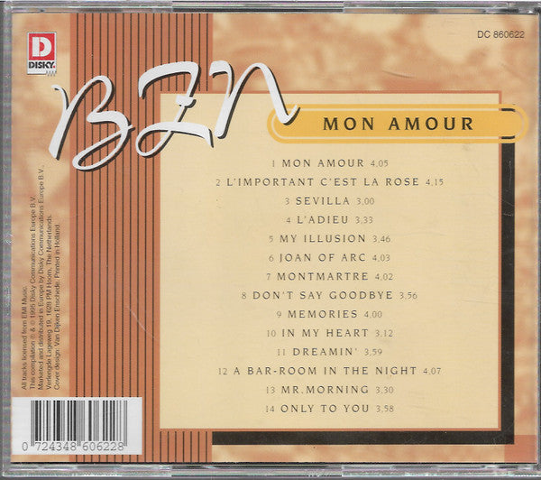 BZN : Mon Amour (CD, Comp)