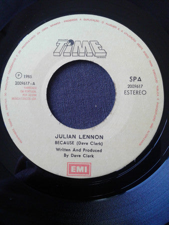 Julian Lennon : Because (7", Single)