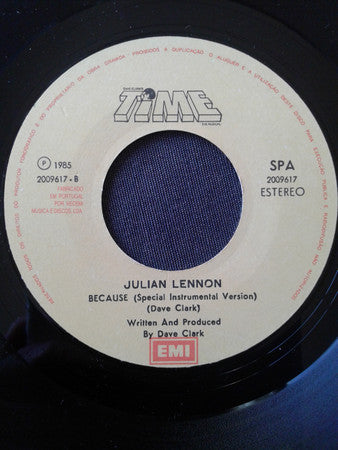 Julian Lennon : Because (7", Single)