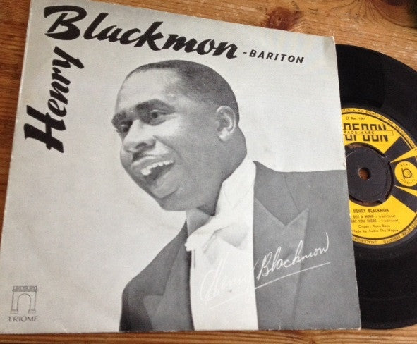 Henry Blackmon, Koos Bons : Henry Blackmon - Bariton (7", EP)