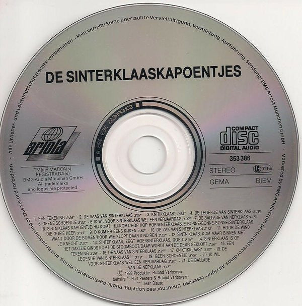 De Sinterklaas Kapoentjes : De Sinterklaaskapoentjes (CD, Album)