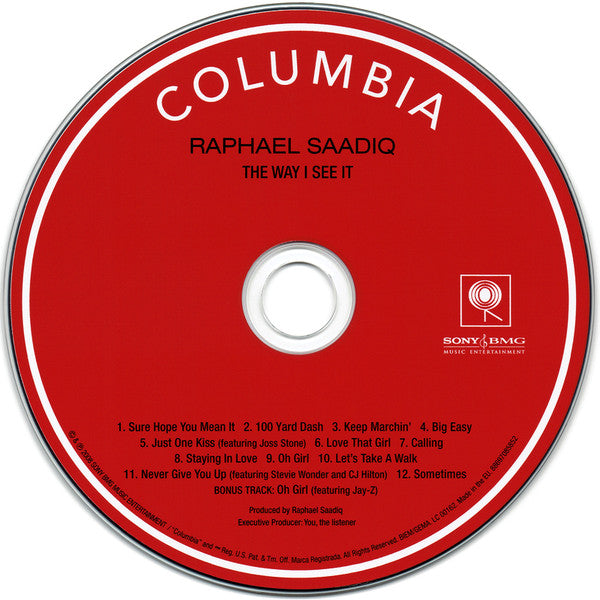 Raphael Saadiq : The Way I See It (CD, Album)