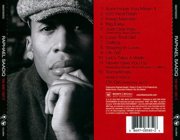 Raphael Saadiq : The Way I See It (CD, Album)