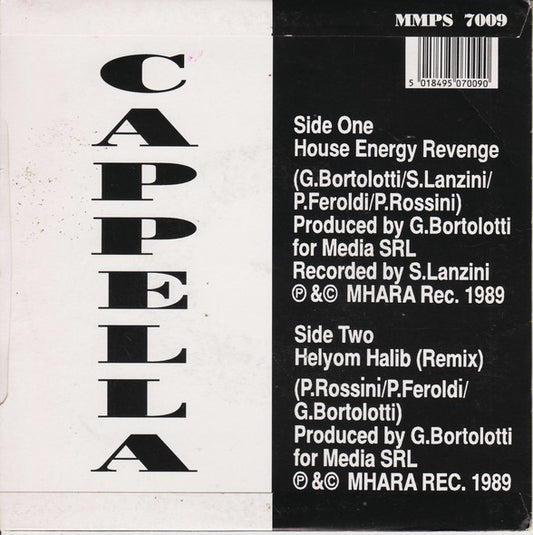 Cappella : House Energy Revenge (7")