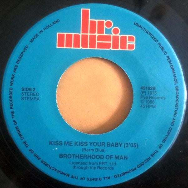 Brotherhood Of Man : Save Your Kisses For Me (7", Single)
