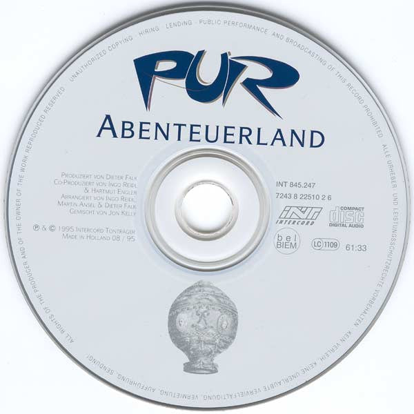 Pur : Abenteuerland (CD, Album)
