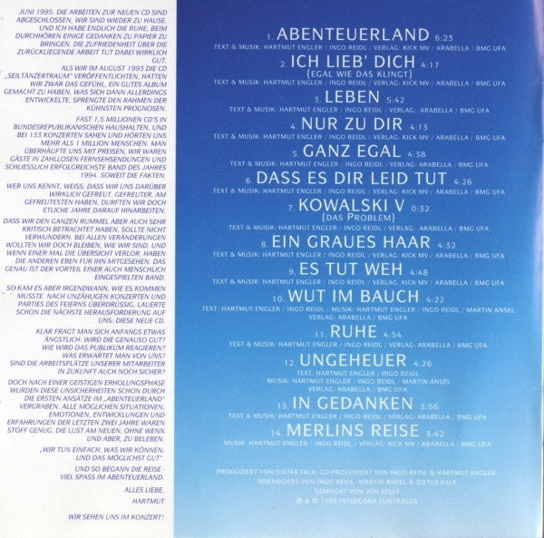 Pur : Abenteuerland (CD, Album)