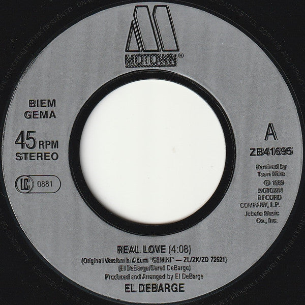 El DeBarge : Real Love (7", Single)