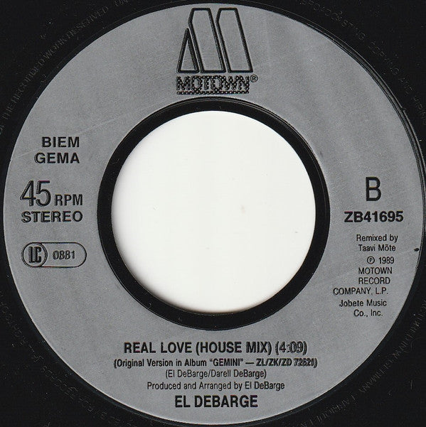 El DeBarge : Real Love (7", Single)