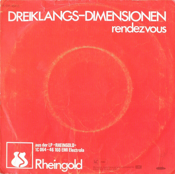 Rheingold : Dreiklangs-Dimensionen (7", Single)