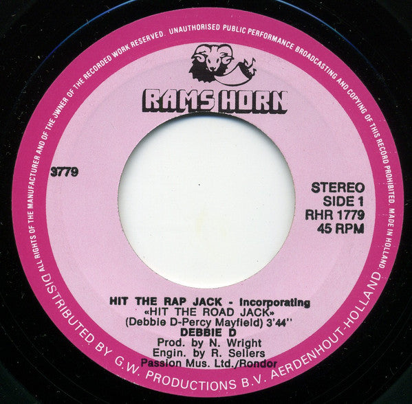Debbie D : Hit The Rap Jack (7")