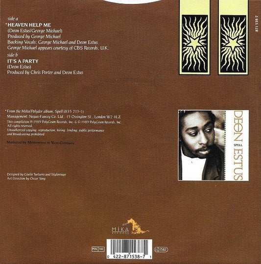 Deon Estus : Heaven Help Me (7", Single)