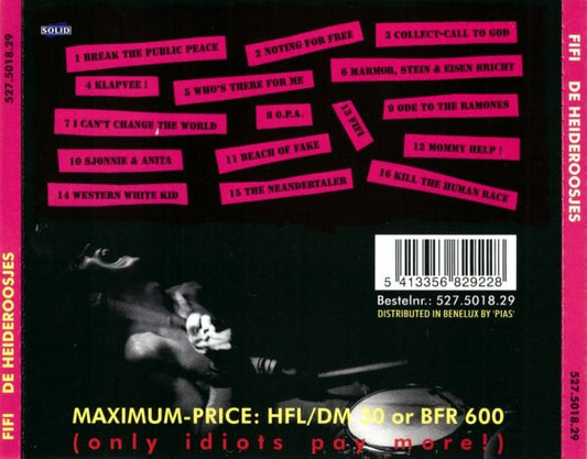 Heideroosjes : Fifi (CD, Album)