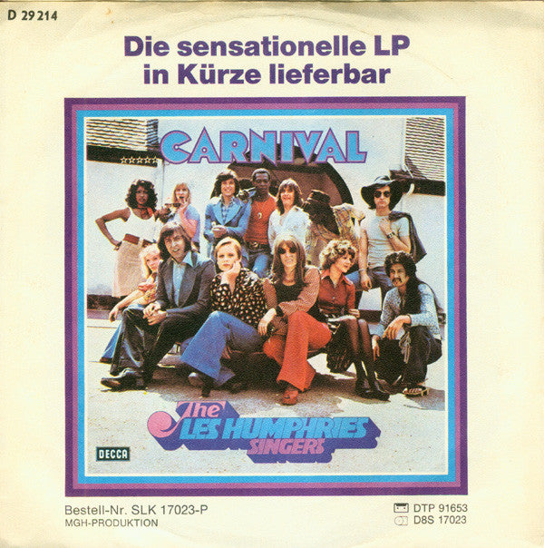 Les Humphries Singers : Carnival · Kentucky Dew (7", Single)