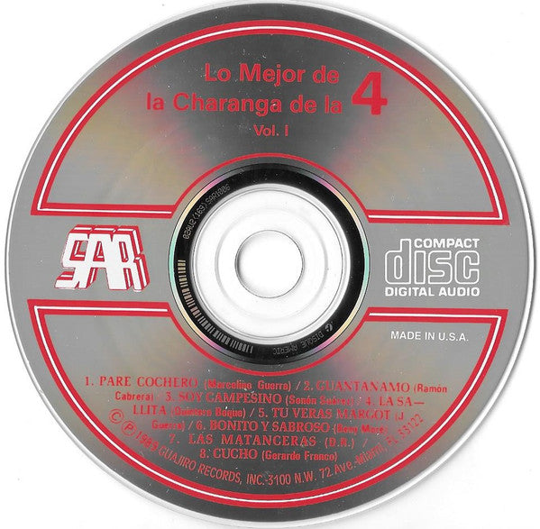Charanga De La 4 : Lo Mejor De La Charanga De La 4 Vol.1 (CD, Comp)