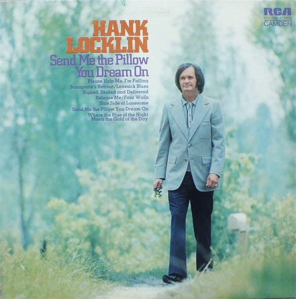 Hank Locklin : Send Me The Pillow You Dream On (LP, Album, Dyn)