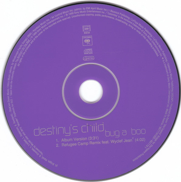 Destiny's Child : Bug A Boo (CD, Single)