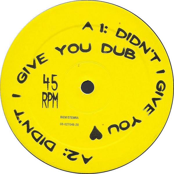 Luvspunge : Didn't I Give You ♥ (12")