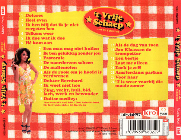Various : 't Vrije Schaep (Met De 5 Pooten) (CD, Album)