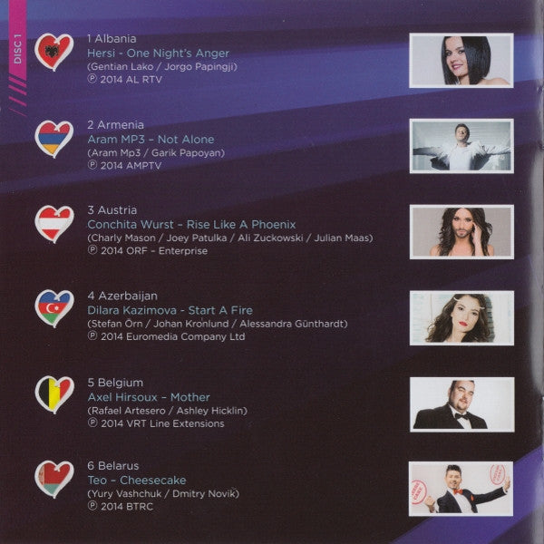 Various : Eurovision Song Contest Copenhagen 2014 - #JoinUs (2xCD, Album, Comp)