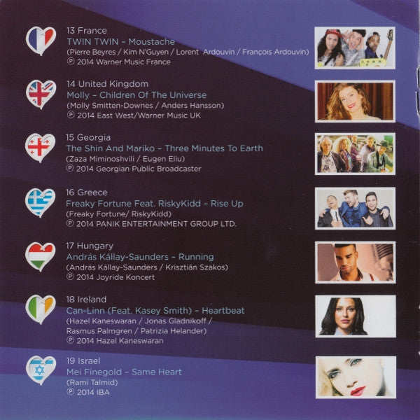 Various : Eurovision Song Contest Copenhagen 2014 - #JoinUs (2xCD, Album, Comp)