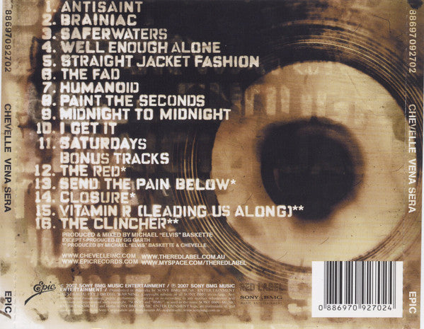 Chevelle (2) : Vena Sera (CD, Album)