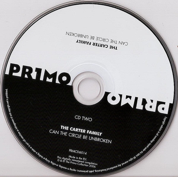 The Carter Family : Can The Circle Be Unbroken (2xCD, Comp, RM)