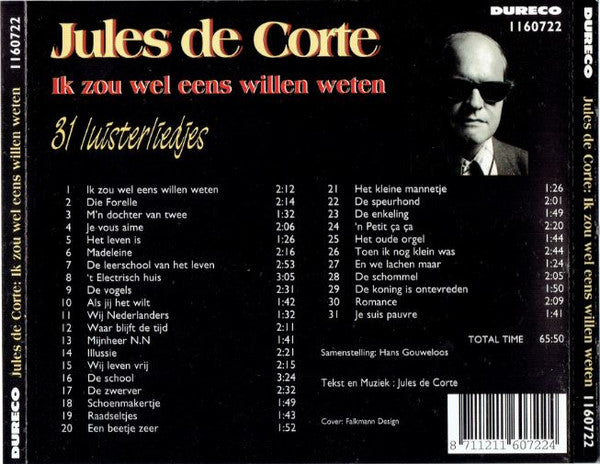 Jules de Corte : Ik Zou Wel Eens Willen Weten (CD, Comp)