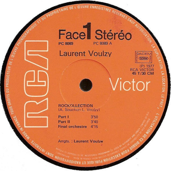 Laurent Voulzy : Rockollection (Version Integrale Club) (12", Maxi)