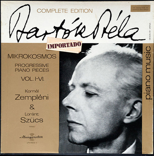 Béla Bartók, Kornél Zempléni, Loránt Szűcs : Mikrokosmos (Progressive Piano Pieces) Vol. I - VI (3xLP + Box)