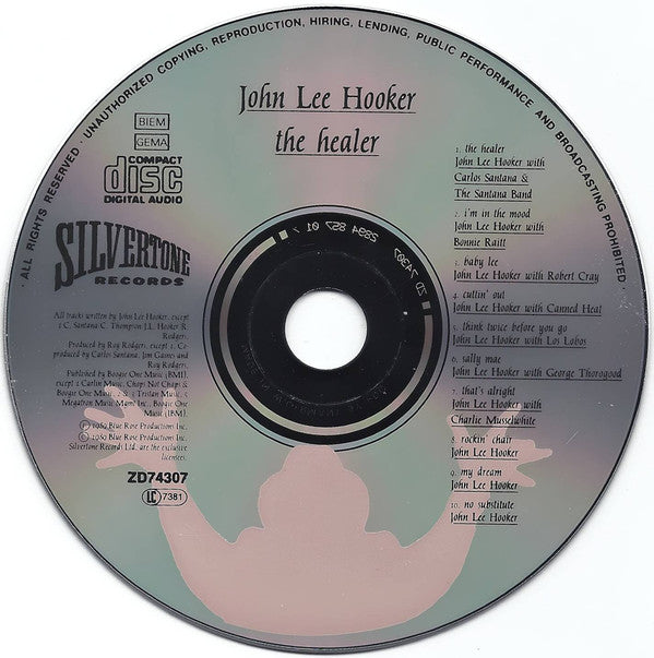 John Lee Hooker : The Healer (CD, Album)