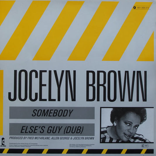Jocelyn Brown : Somebody Else's Guy (12", Maxi)